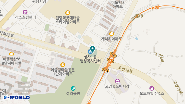 마루재가복지센터 위치 지도
