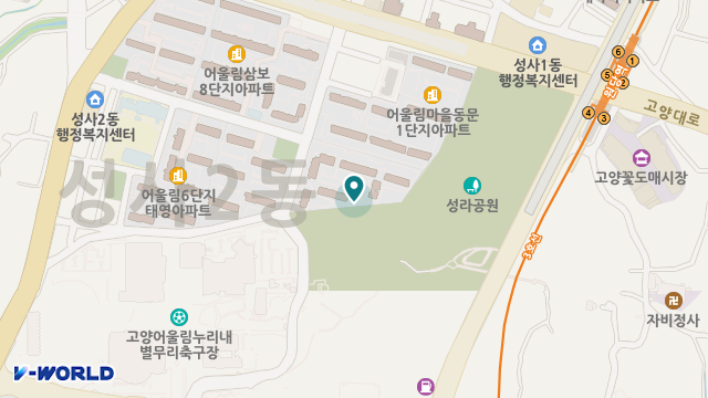 가온재가복지센터 위치 지도
