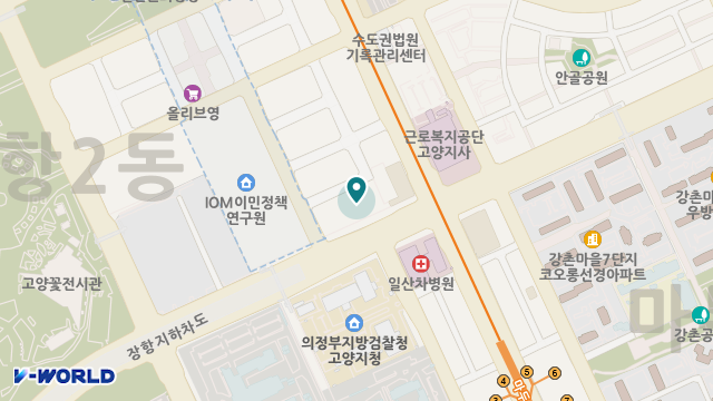 데이케어 방문요양센터 위치 지도