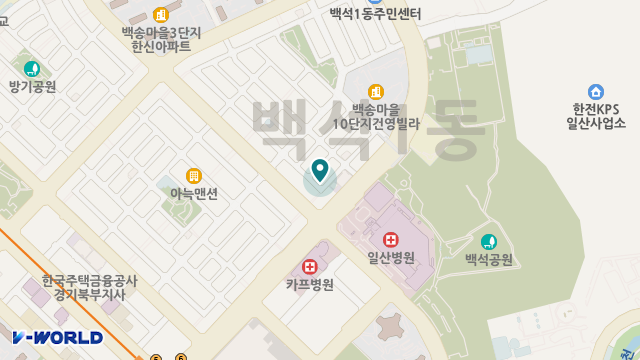 국립의료기 위치 지도