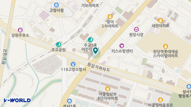 새희망데이케어센터 위치 지도