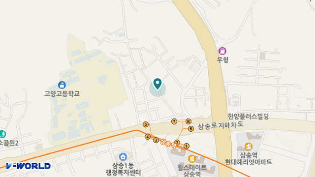 효성재가복지센터 위치 지도