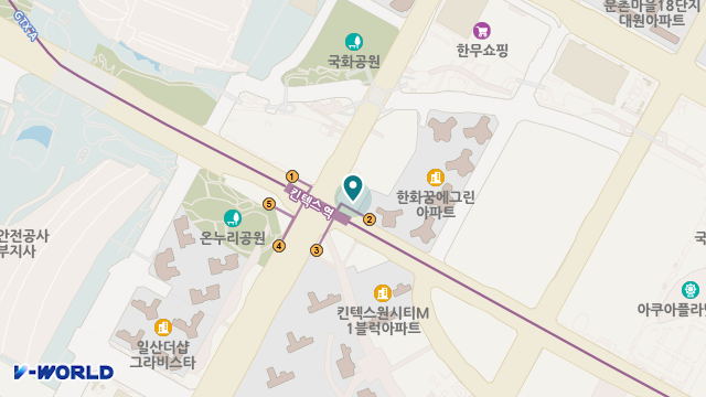 대화재가복지센터 위치 지도