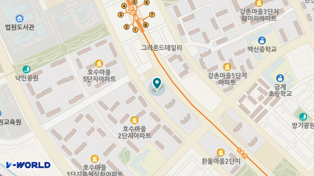 다사랑 방문요양 위치 지도
