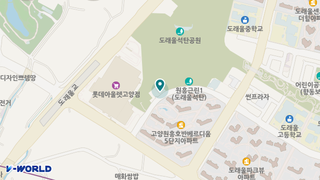 도래울데이케어센터 위치 지도