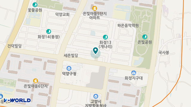 화정노인재가복지센터 위치 지도