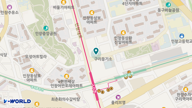 일등노인복지재가센터 위치 지도