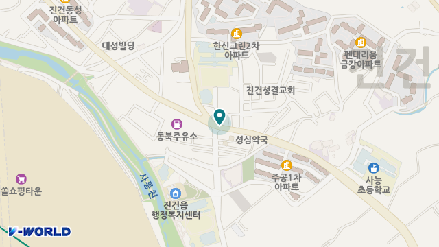 나눔케어의료기 위치 지도