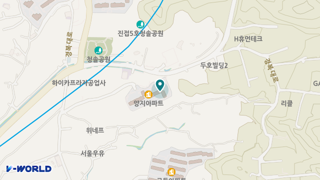 정다운노인복지센터 위치 지도