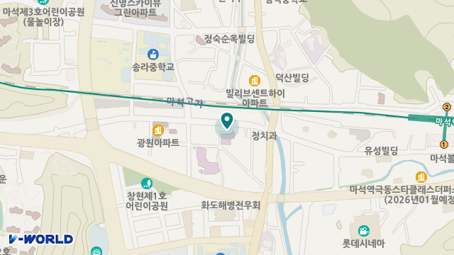 마석복지센터(주) 위치 지도