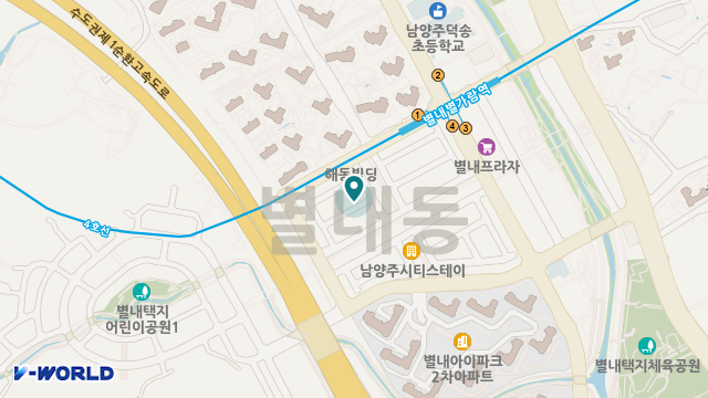 별내효누리재가복지센터 위치 지도