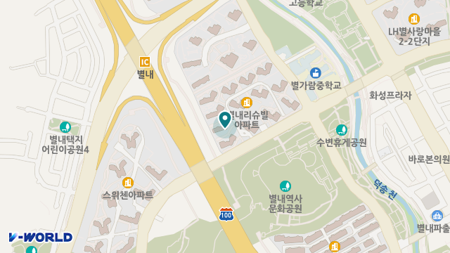 별내늘푸른재가복지센터 위치 지도