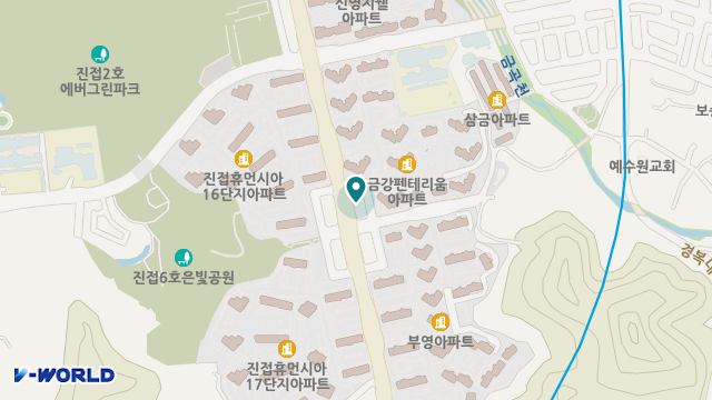 어부바시니어조은점 위치 지도
