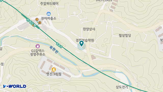 라온재가복지센터 위치 지도
