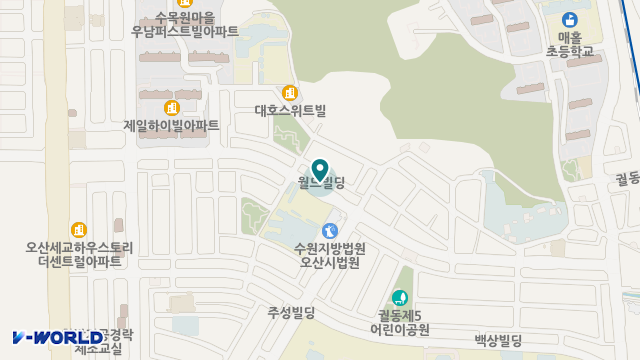 오산노인방문요양센터 위치 지도