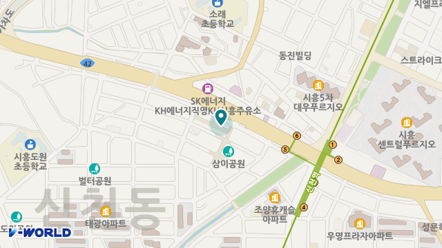 삼우의료기 위치 지도