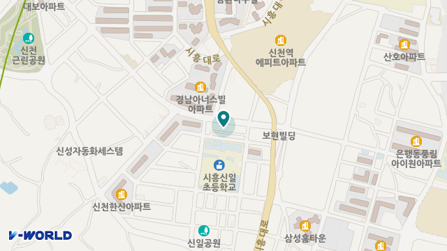 시흥요양보호사협의회방문요양간호센타 위치 지도