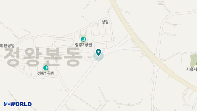 시흥노인요양복지센터 위치 지도