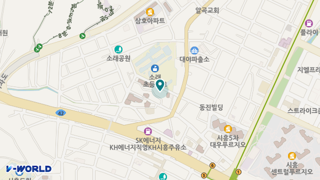 신천노인복지센터 위치 지도
