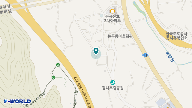 주안에노인복지센터 위치 지도