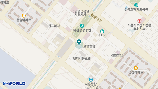 (주)더큰복지센터 위치 지도