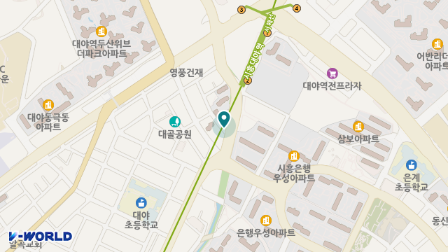 유리재가복지센터 위치 지도