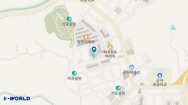 (가)한빛사랑복지쎈터 위치 지도