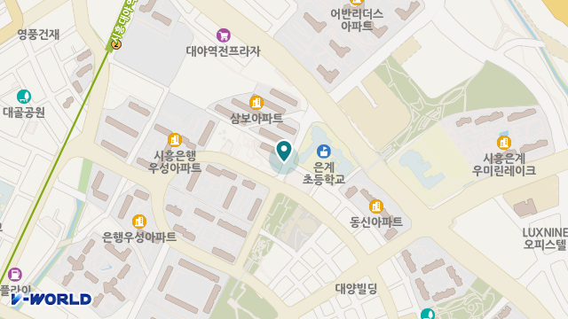 시흥행복나눔재가센터 위치 지도