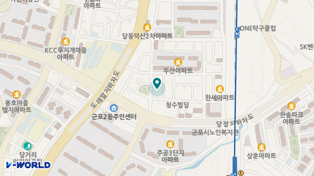 군포 예사랑 재가복지센타 위치 지도