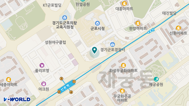 신한실버케어 위치 지도