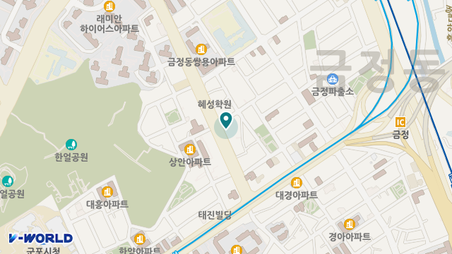 동부케어 군포 종합복지센터 위치 지도