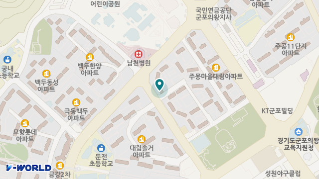 경기노인복지센터 위치 지도