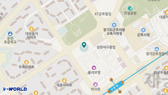(A)비지팅엔젤스군포재가방문요양센터 위치 지도