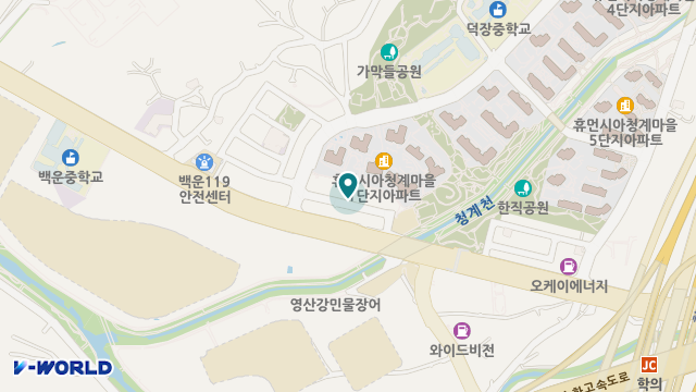청계효나눔재가센터 위치 지도