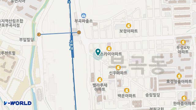 경기방문요양센터 위치 지도