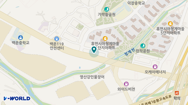 케어네이션 의왕센터 위치 지도
