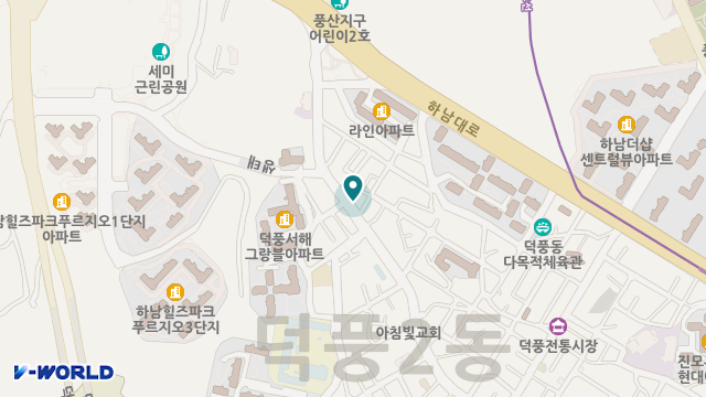 정든노인복지센터 위치 지도