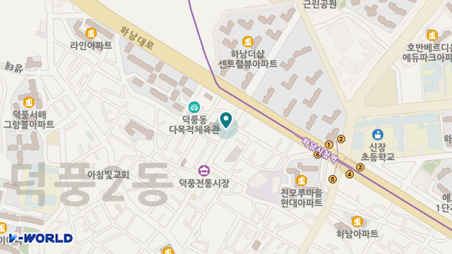 늘벗노인복지센터 위치 지도