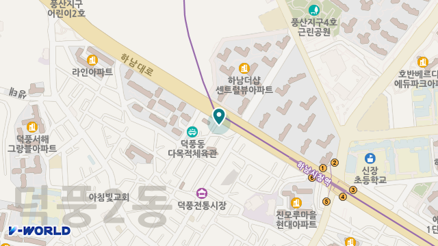 하남요양가정방문센터 위치 지도