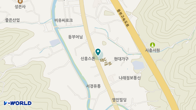 경복궁단기보호센터 위치 지도