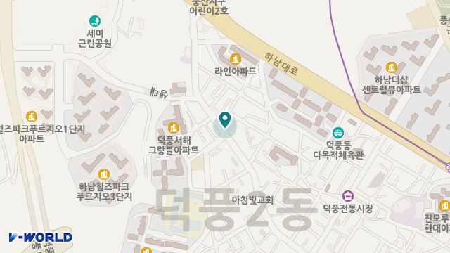 하남노인복지센터 위치 지도