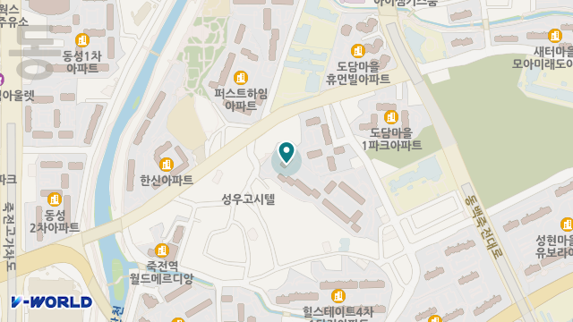 효원실버케어센터 위치 지도