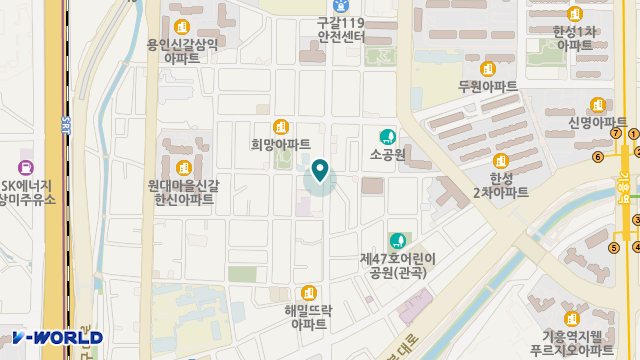 경기한마음재가요양센터 위치 지도