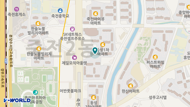 죽전재가요양복지센터 위치 지도