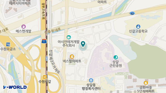 평안재가요양센터 위치 지도