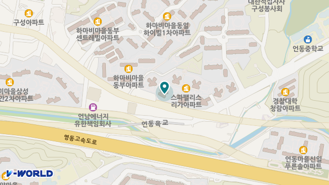 구성가족노인복지센터 위치 지도