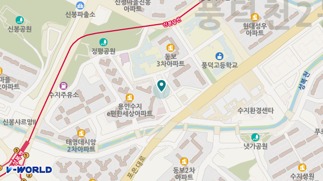 웰케어동부지사 위치 지도