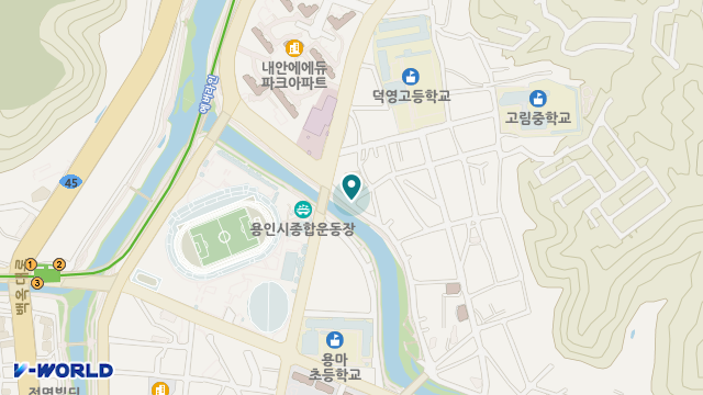 양지재가복지센터 위치 지도