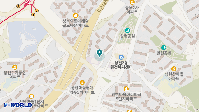 온누리재가복지센터 위치 지도