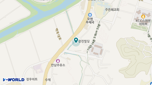 모현재가방문요양센터 위치 지도